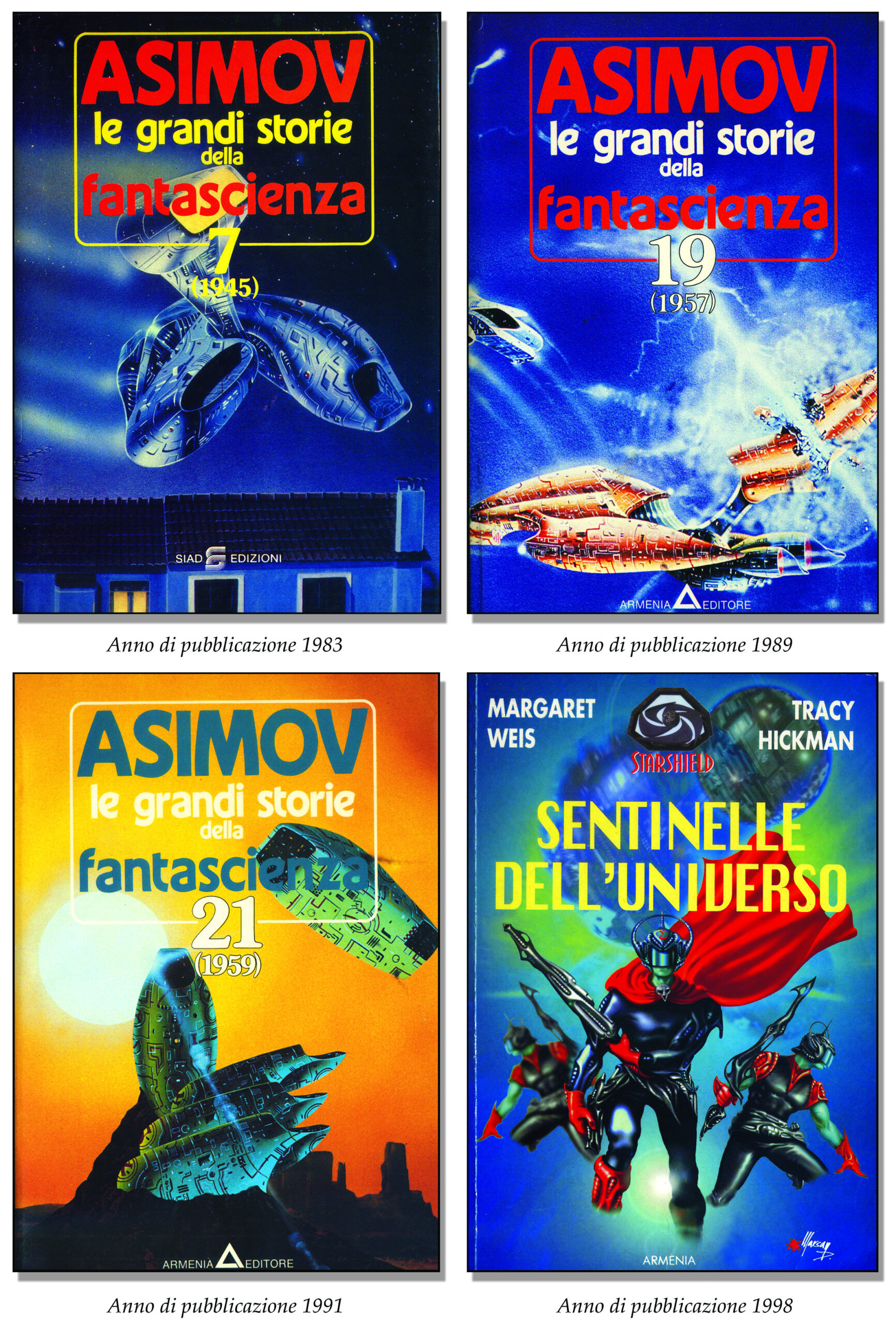 Copertine illustrate da Dino Marsan