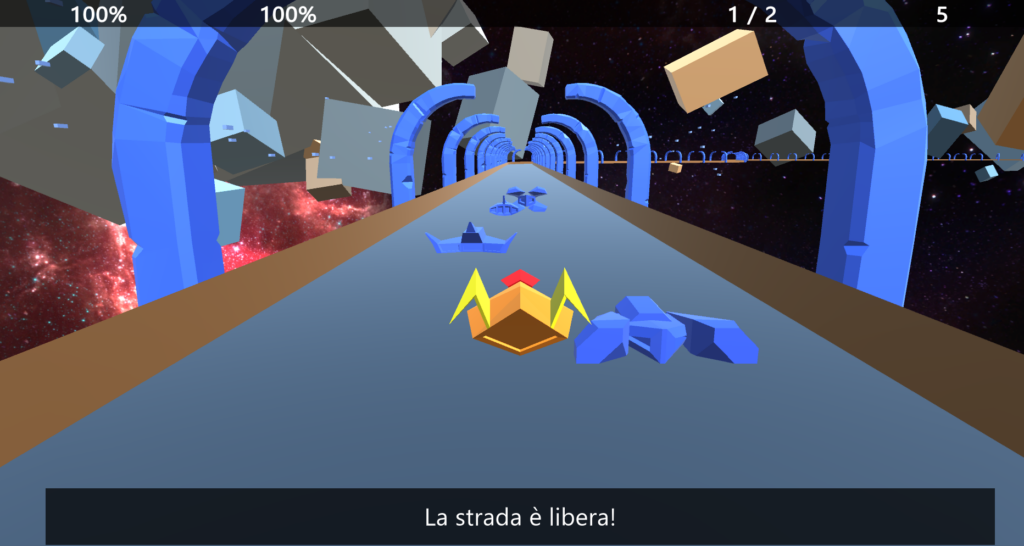 Schermata di AudioSpeed con selezione del circuito